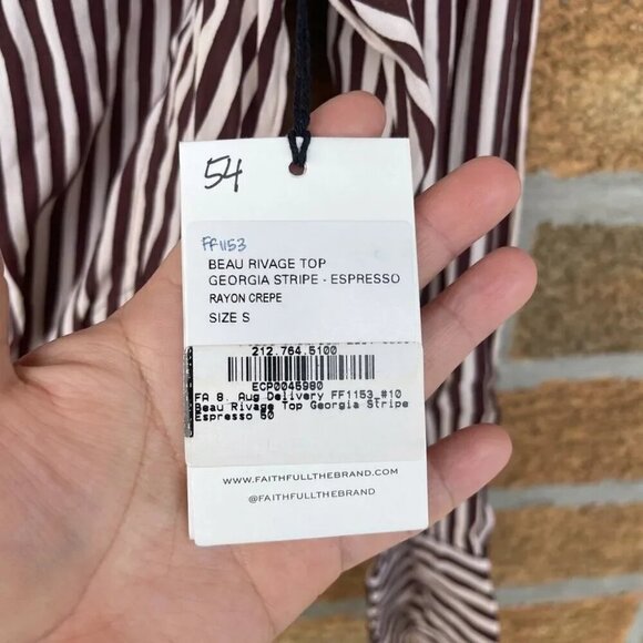 Faithfull the Brand Shirt Stripe small - Picture 9 of 12